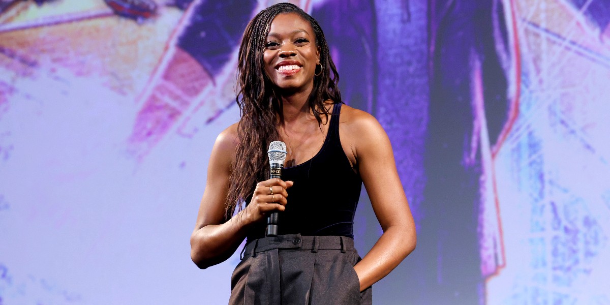 Nia DaCosta at a screening of The Marvels