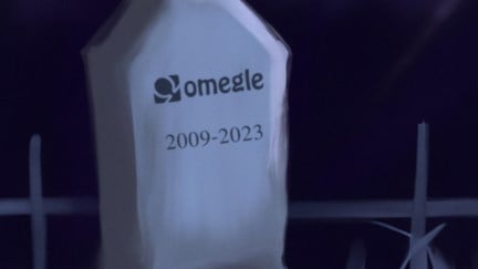 Omegle tombstone