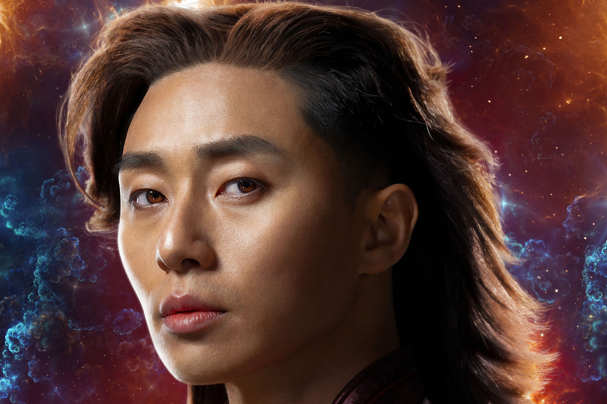 Park Seo-joon as Prince Yan in key art for 'The Marvels'