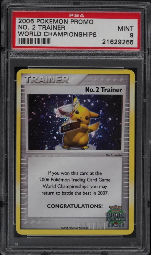 Photo of 2006 Pokemon World Championships No. 2 Trainer promo card