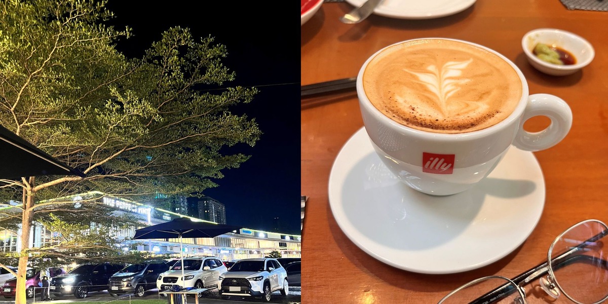 Picture of coffee and local mall in Metro Manila (Vanessa Esguerra)