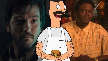 Three very different positive male characters, Bob, Cassian, and Bernie.