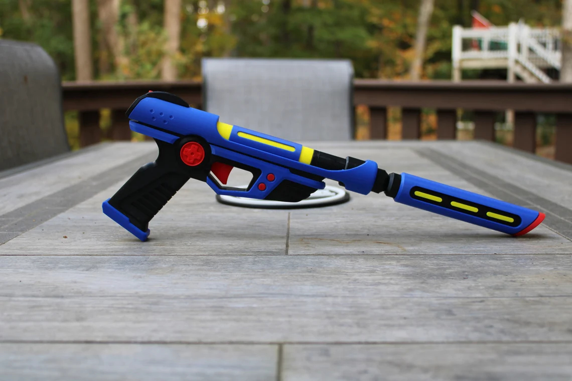 A real-life prop gun replicating the Radiant Entertainment System Ghost in Valorant