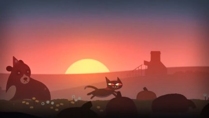 Revenant Hill, Cancelled Prequel to Night in The Woods. Black Cat that looks like Mae Borowski from Night in The Woods.