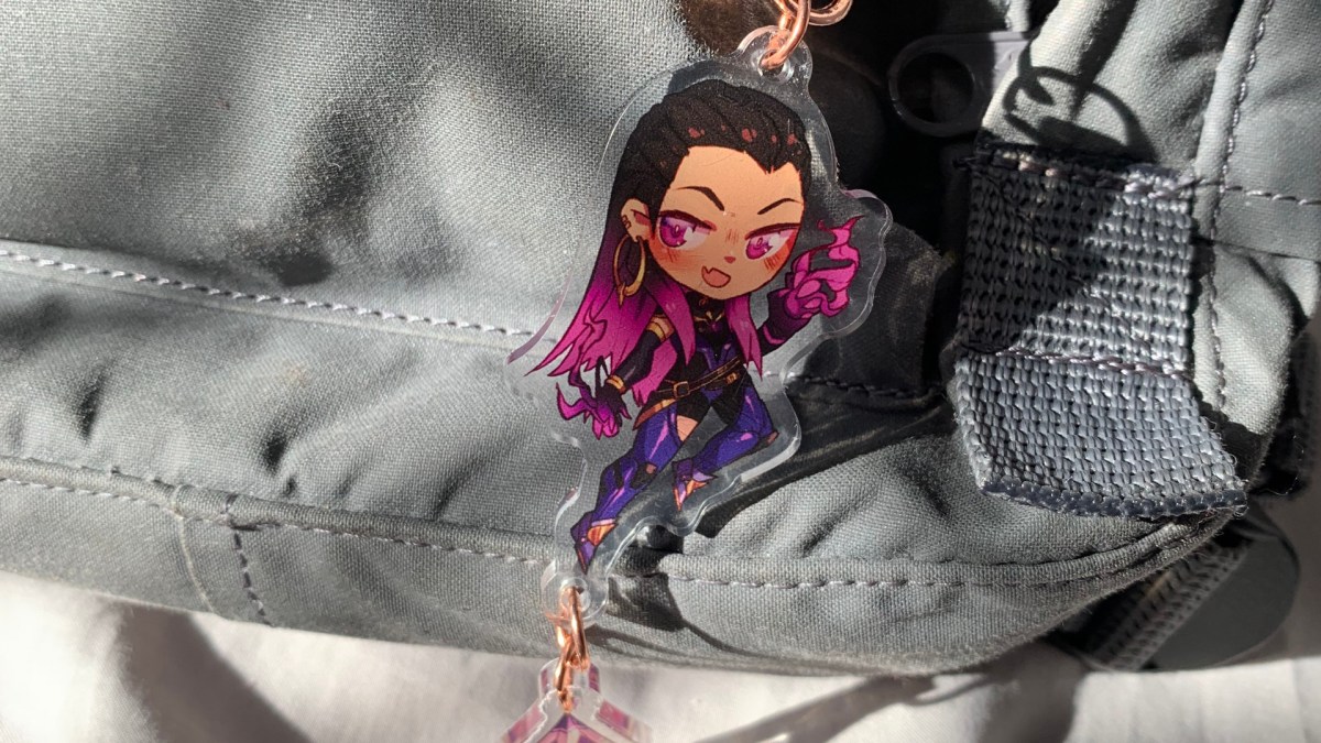 The Reyna key charm from LOKIIart