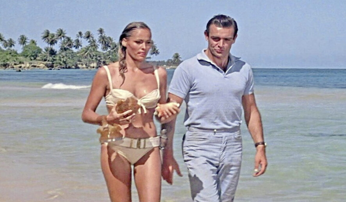 Sean Connery and Ursula Andress in Dr No