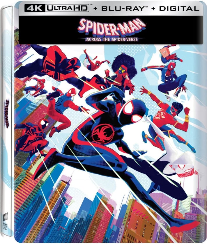 Spider-Man: Across The Spider-Verse steelbook cover