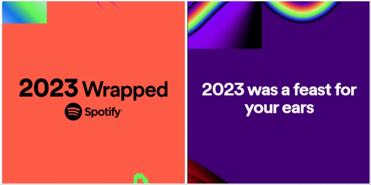 Spotify Wrapped 2023 personalized recap for listeners.
