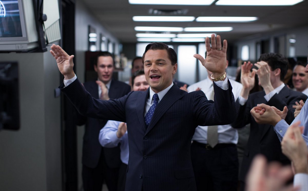 Leonardo DiCaprio in The Wolf of Wall Street (Paramount)
