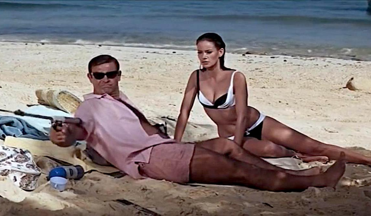 Claudine Auger and Sean Connery in 'Thunderball'