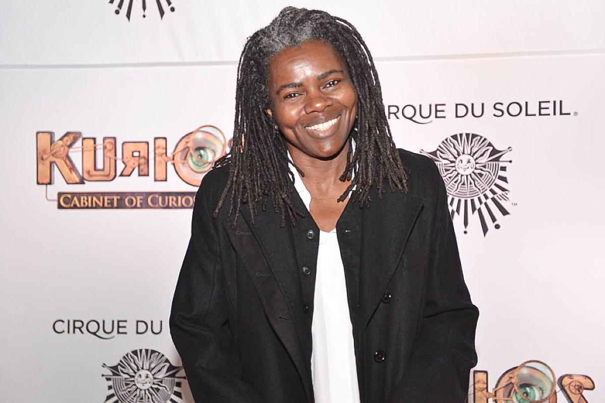 Musician Tracy Chapman during a 2014 press event. 