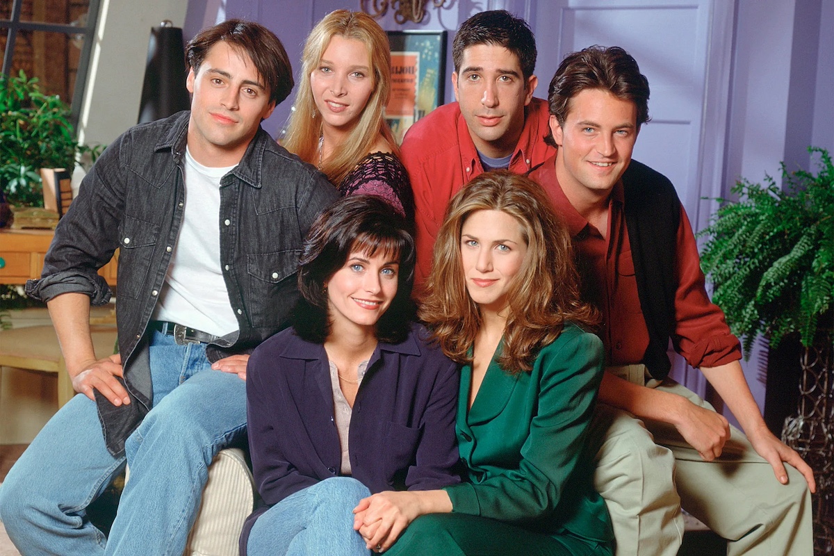 The main cast of NBC's 'Friends' pose in a promotional photo