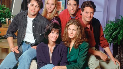 The main cast of NBC's 'Friends' pose in a promotional photo