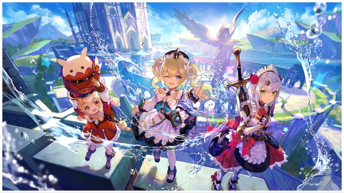 3 magical girls in 'Genshin Impact'.