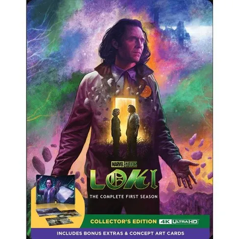 Cover of Loki season 1 blu-ray.