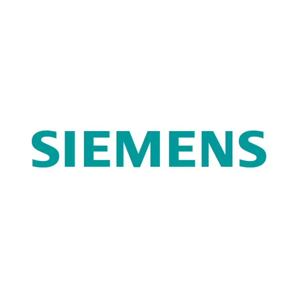 The Siemens blue-green text logo