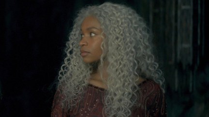 Bethany Antonia as Baela Targaryen in the House of the Dragon season 1 finale.