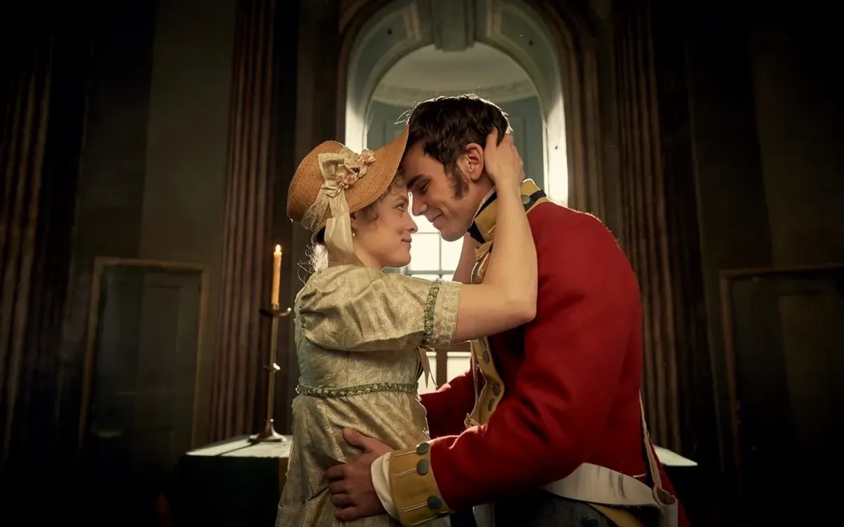 two lovers embrace in Belgravia