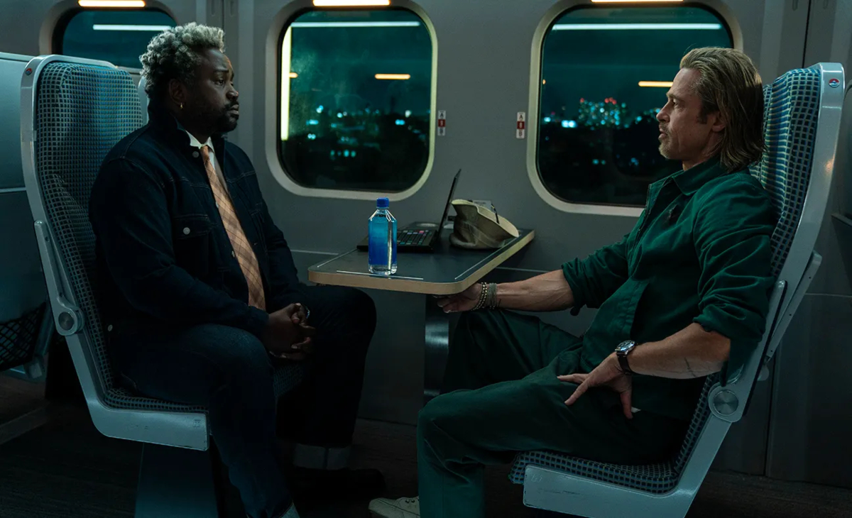 Brian Tyree Henry and Brad Pitt in 'Bullet Train'