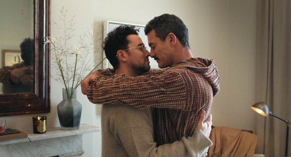 Dan Levy and Luke Evans in the Netflix movie 'Good Grief'