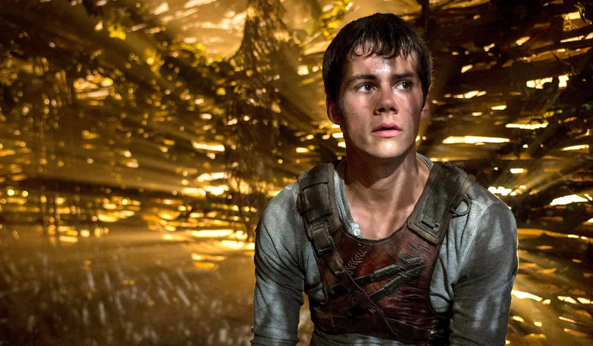 Dylan O'Brien as Thomas in The Maze Runner