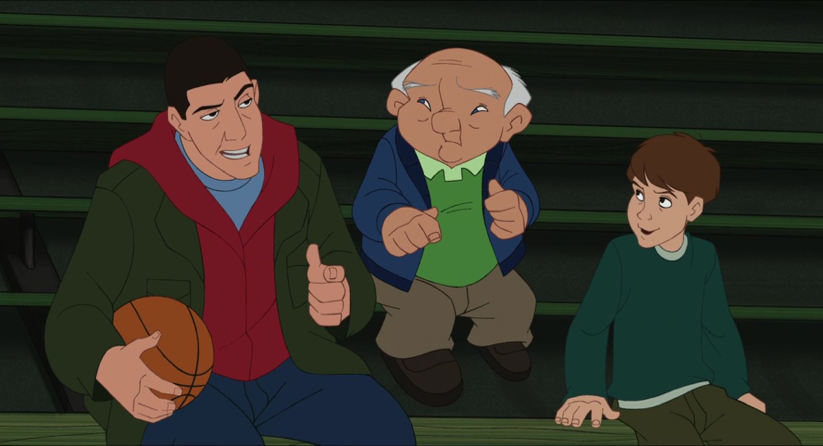 Davey, Whitey, and Benjamin at the basketball court.