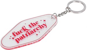 F*ck the Patriarchy Keychain on amazon
