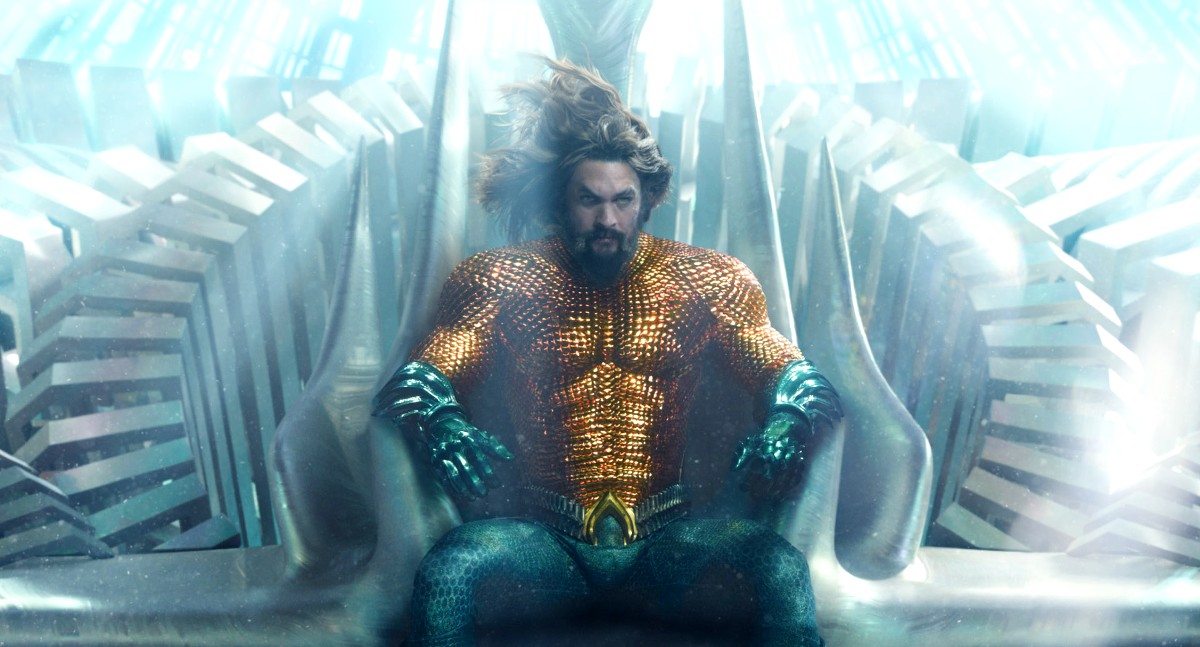 Jason Momoa as Arthur Curry in Aquaman and the Lost Kingdom