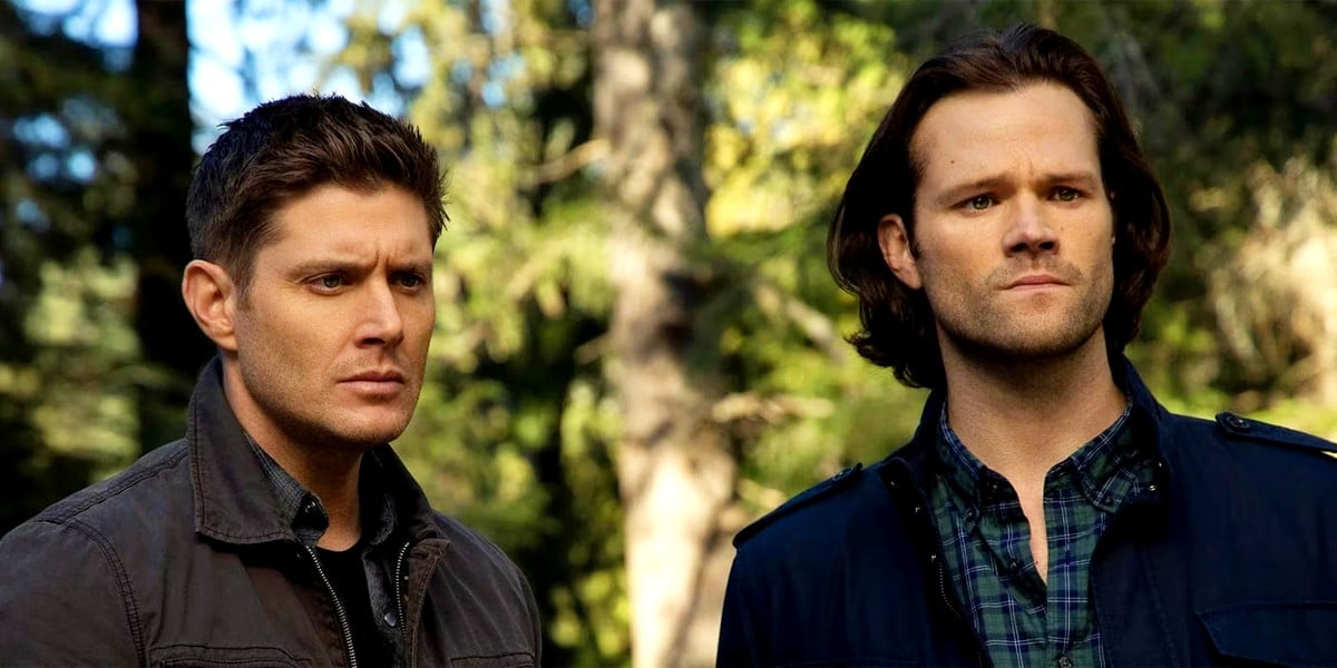 Jensen Ackles and Jared Padalecki as Dean and Sam Winchester in Supernatural