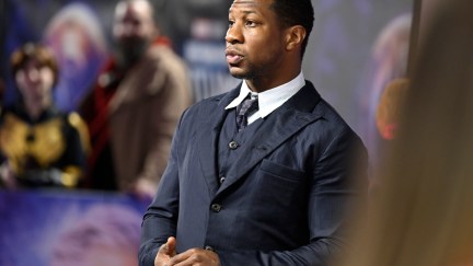 Jonathan Majors appears at the 'Ant-Man and the Wasp: Quantumania' premiere