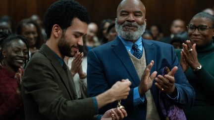 Justice Smith and David Alan Grier in 'The American Society of Magical Negroes'