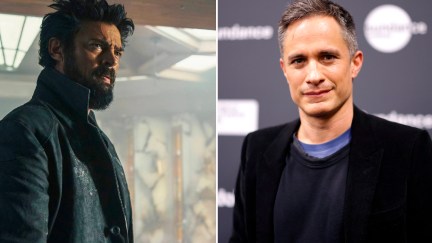 Karl Urban in 'The Boys' opposite Gael Garcia Bernal at the premiere of 'Cassandro'