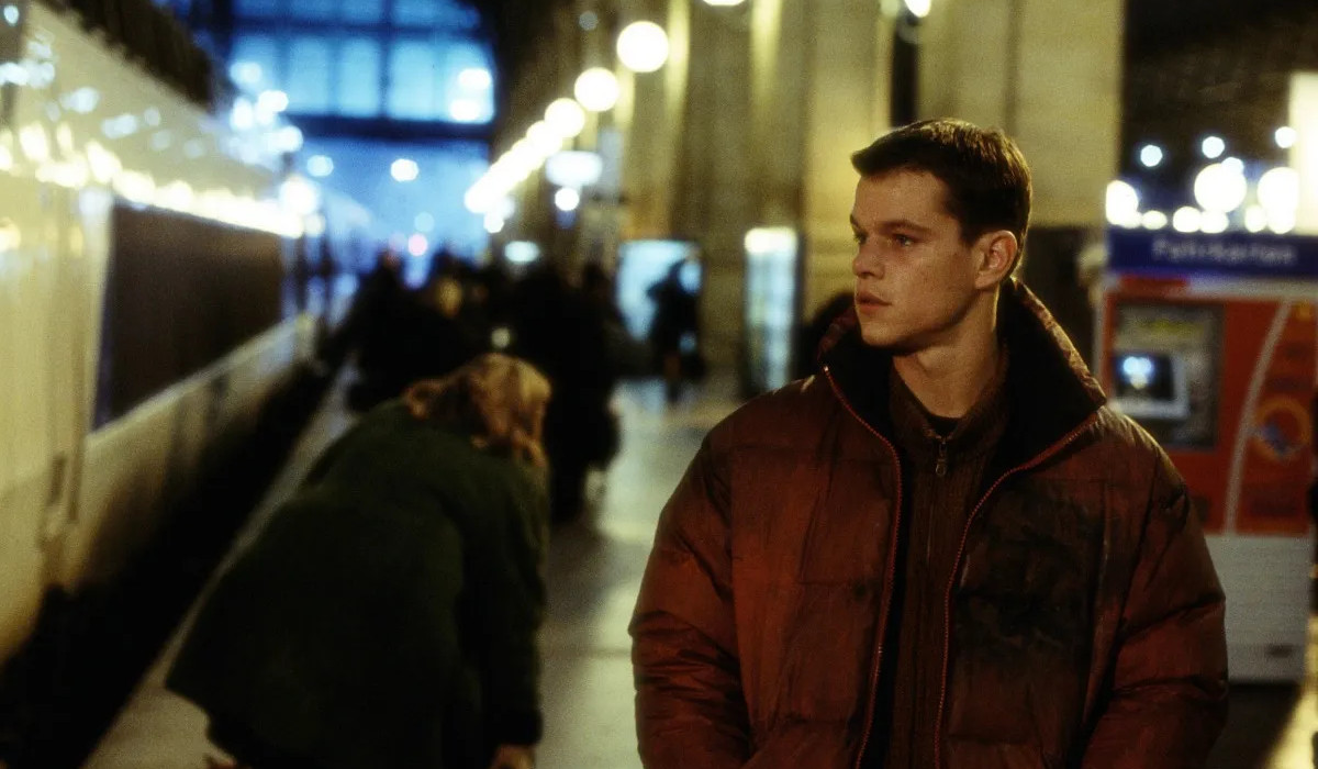 Matt Damon as Jason Bourne in The Bourne Identity 