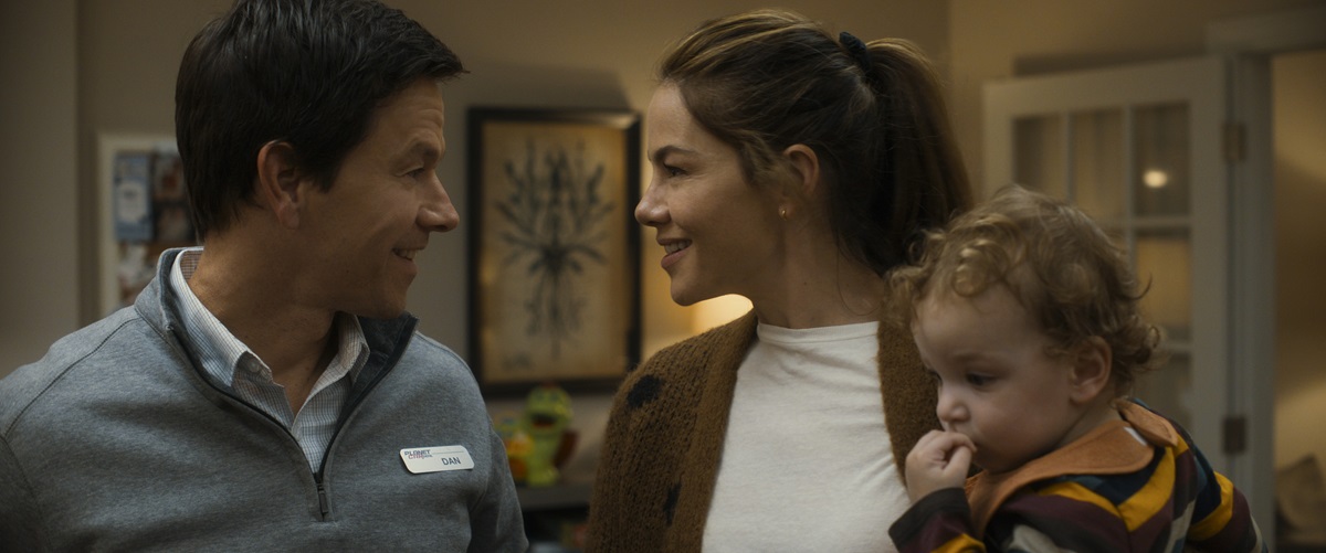 Mark Wahlberg, Michelle Monaghan in The Family Plan