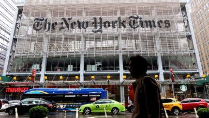 The New York Times headquarters in New York City