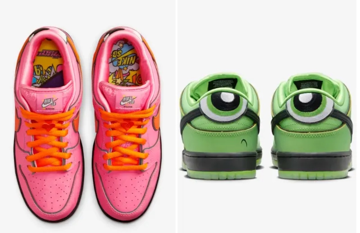 The Powerpuff Girls x Nike SB Dunk Lows