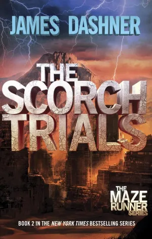 The cover for The Scorch Trials by James Dashner