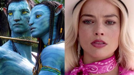 Images from Avatar and Barbie spliced together.