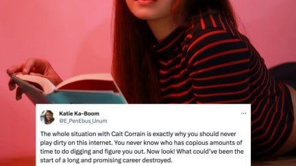 Social media reactions to Cait Corrain's Goodreads review bombing publishing scandal