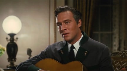Christopher Plummer as Captain Von Trapp in the Sound of Music