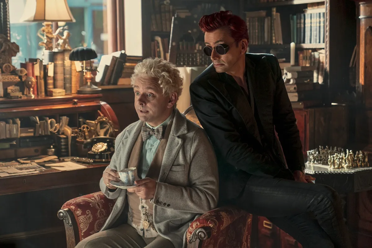 david tennant and michael sheen in good omens