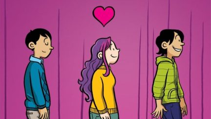 Detail from the cover of Drama by Raina Telgemeier.