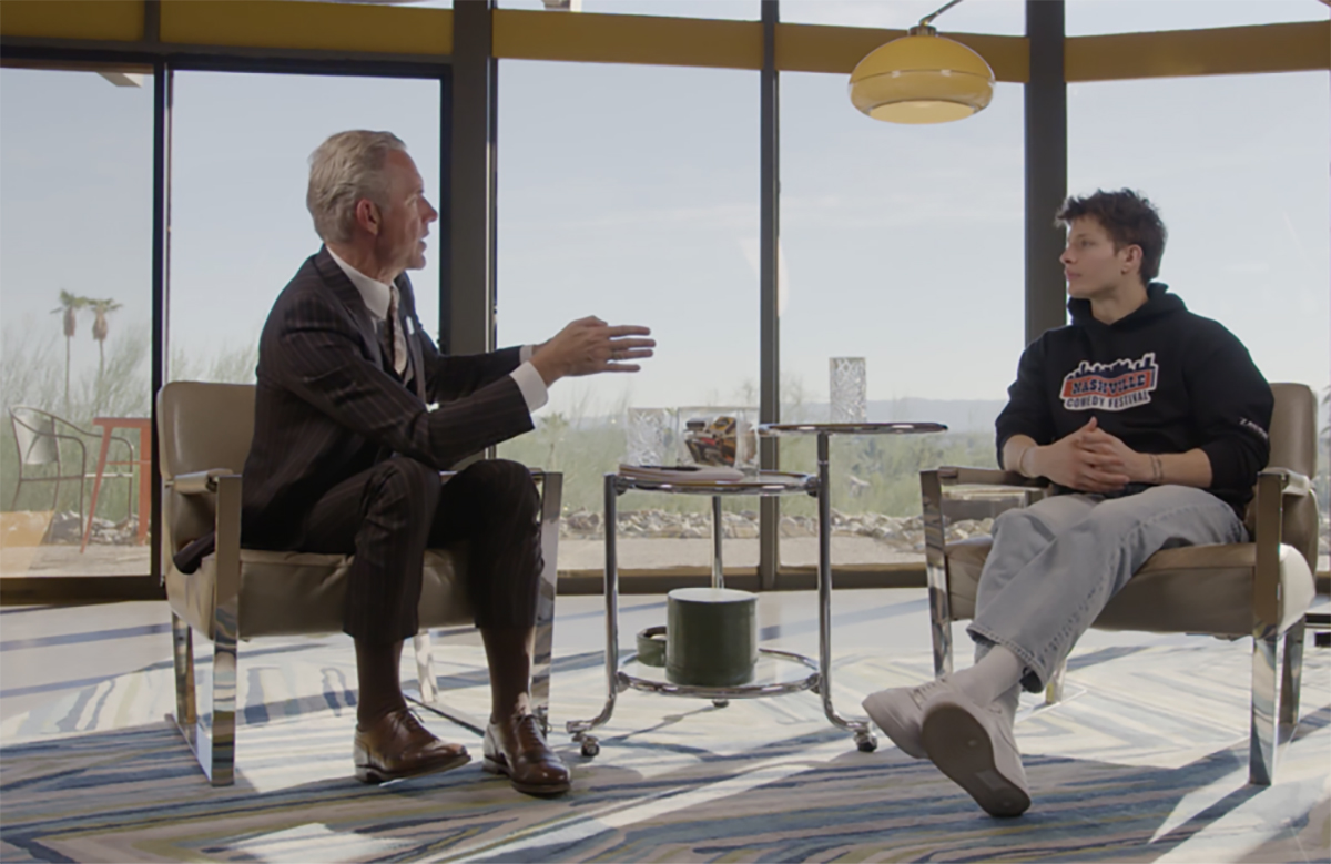 Matt Rife and Jordan Peterson talking to each other