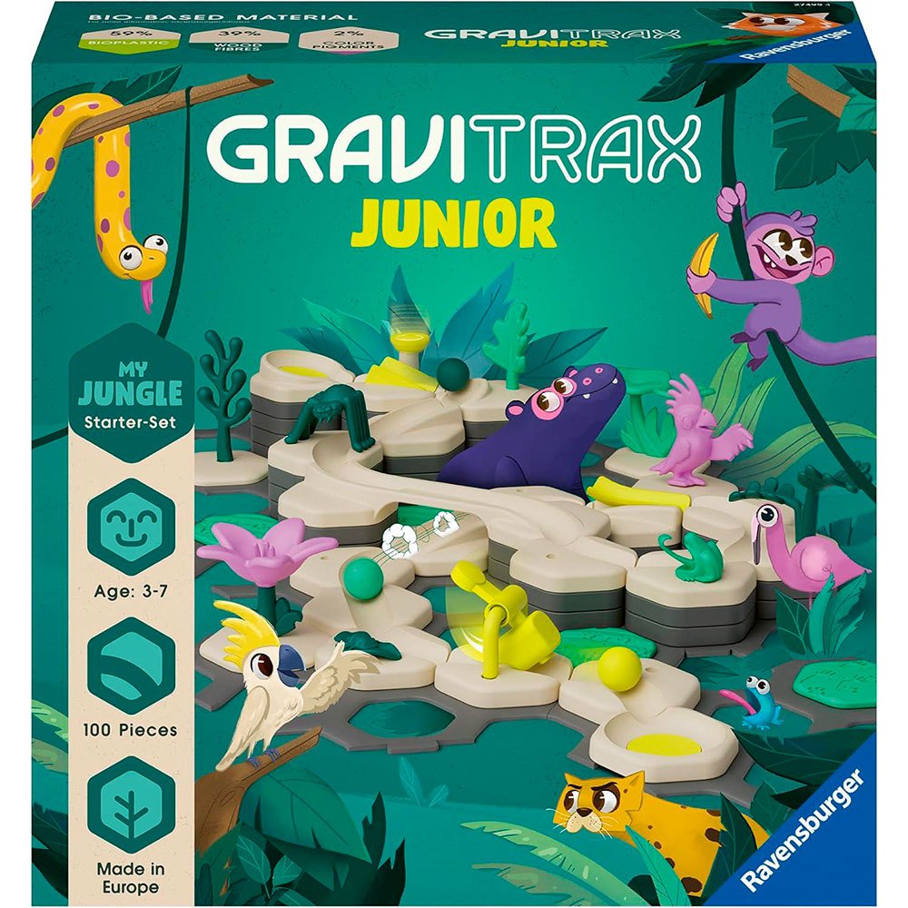 box for Gravitrax Jr. My Jungle Starter set marble run.