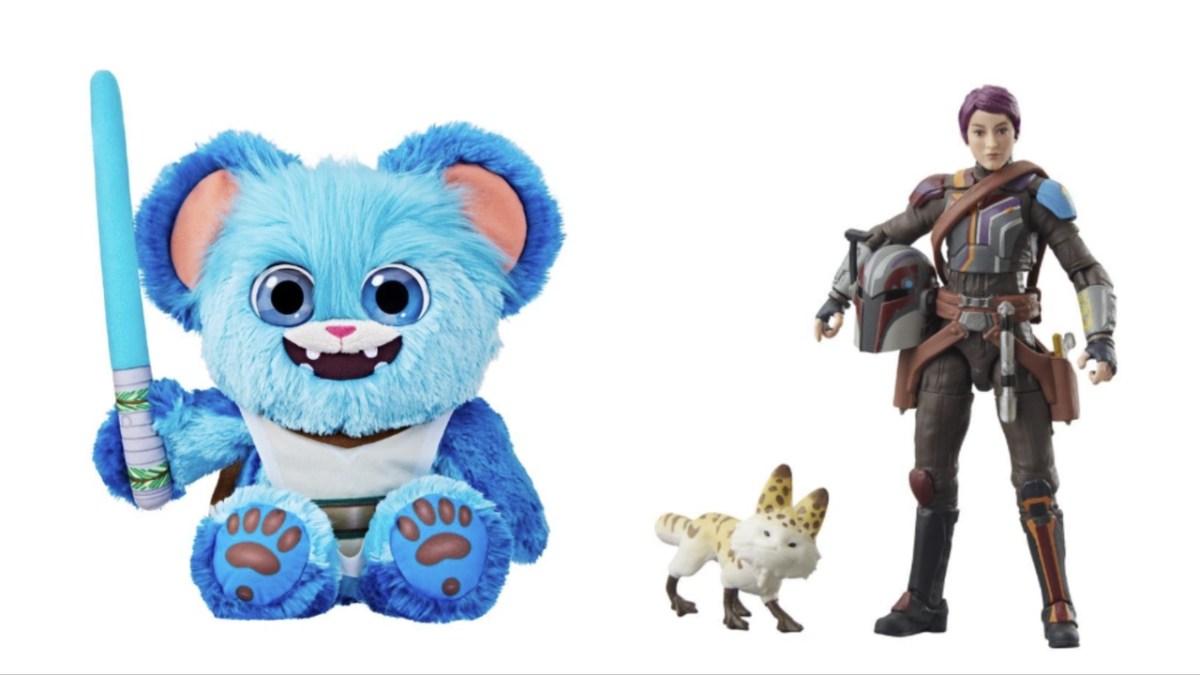 Star Wars Young Jedi Adventures Fuzzy Force Nubs, Star Wars Plush and Star Wars The Vintage Collection Sabine Wren Deluxe Action Figures