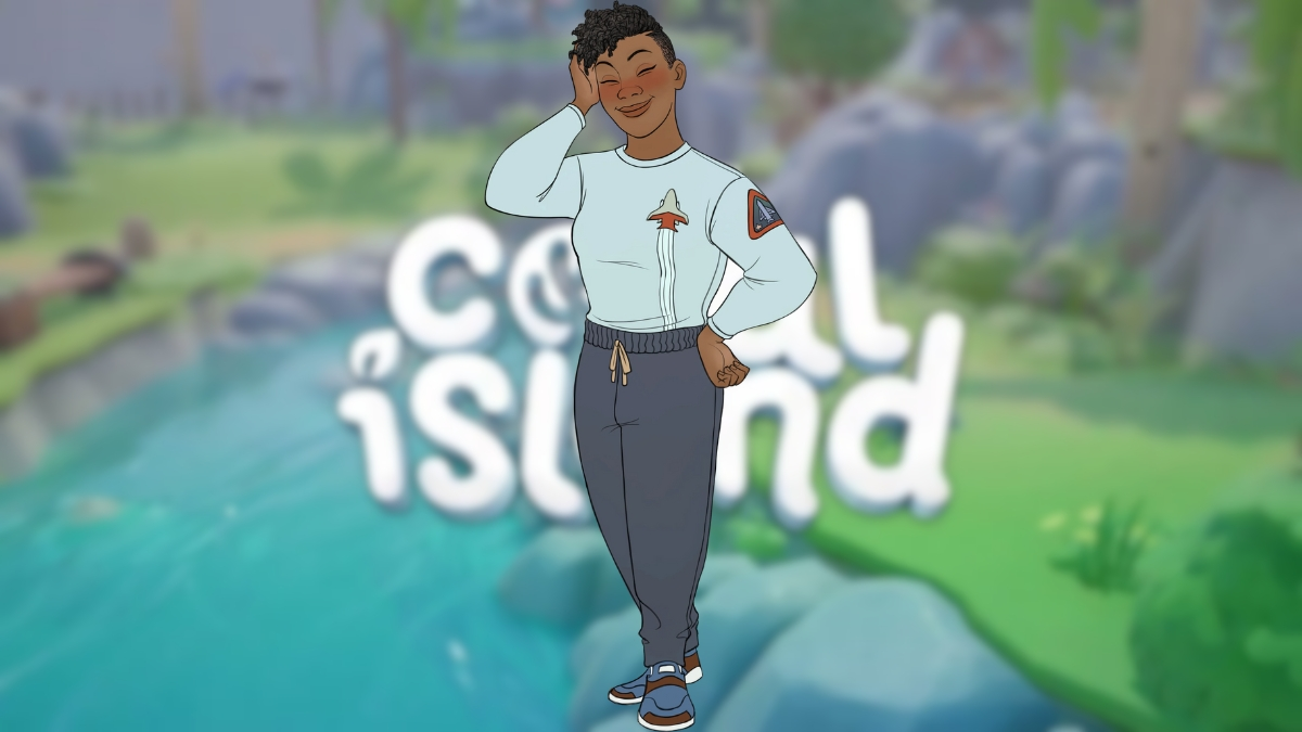 Aaliyah blushing in Coral Island