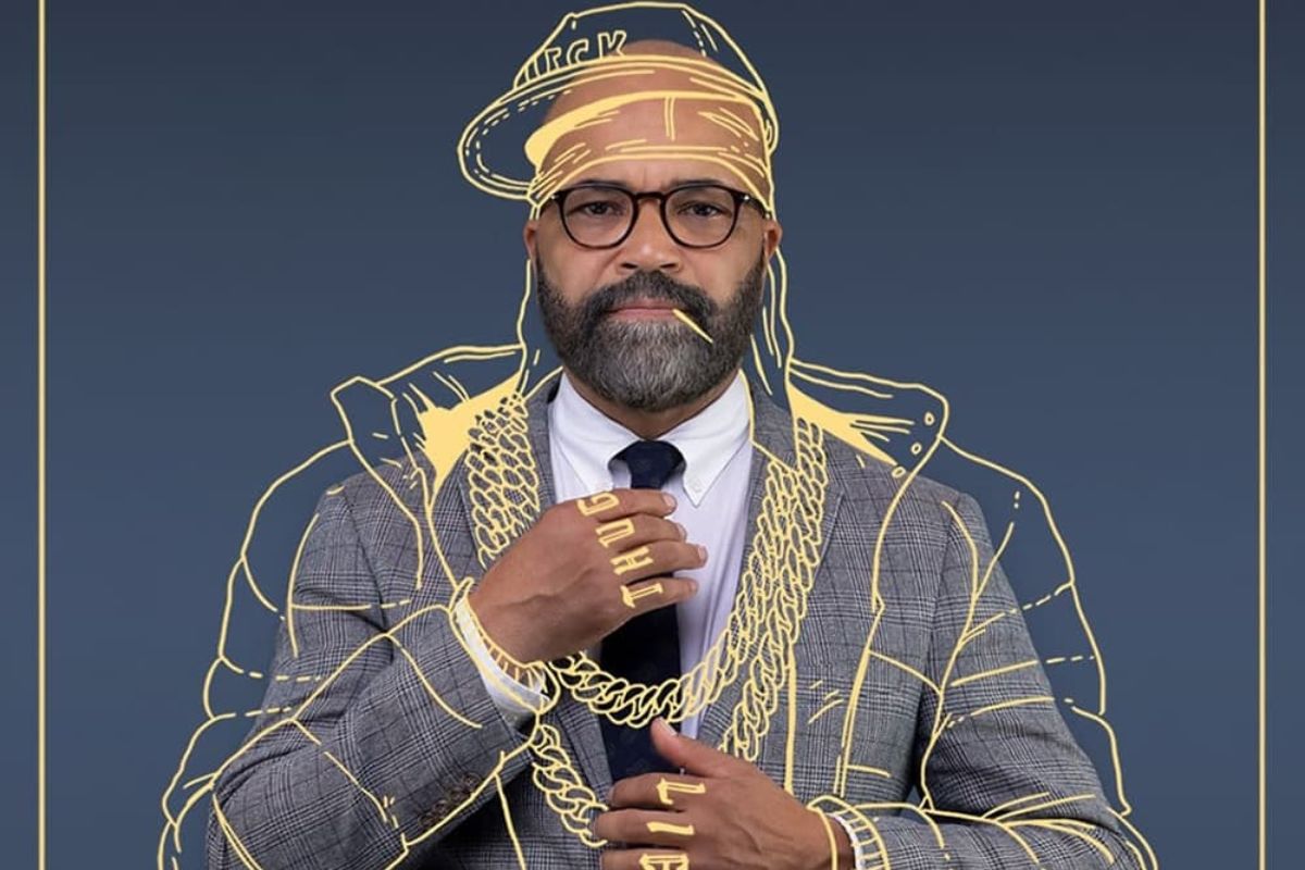 Jeffrey Wright in the poster as Monk as Stagg R. Leigh in 'American Fiction.' 