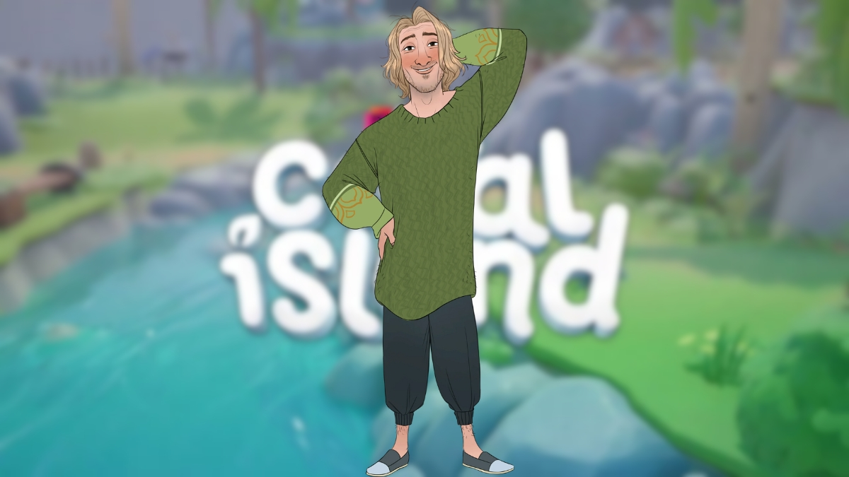 Ben blushing in Coral Island