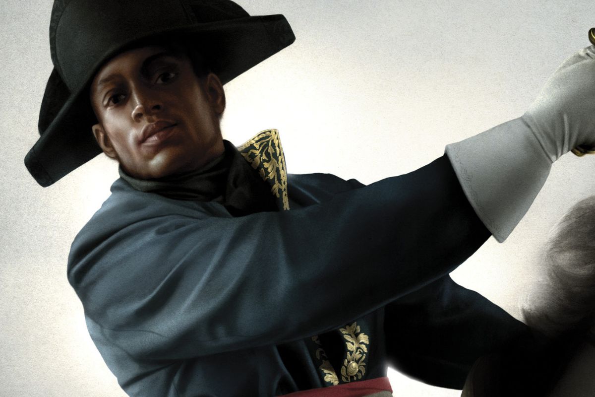 Sam Weber's illustration of Thomas-Alexandre Dumas for  The Black Count: Glory, Revolution, Betrayal, and the Real Count of Monte Cristo by Tom Wiess.