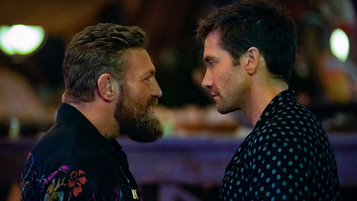 Conor McGregor and Jake Gyllenhaal in 'Road House'